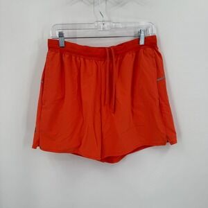 FLX Women Orange Athletic‎ Shorts Perforated Lined Drawstring Waist Size M